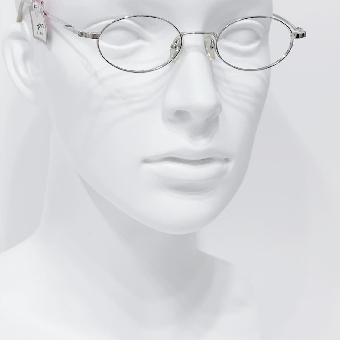 TOP 실버 오벌 메탈 데드스탁 빈티지안경 상품이미지5