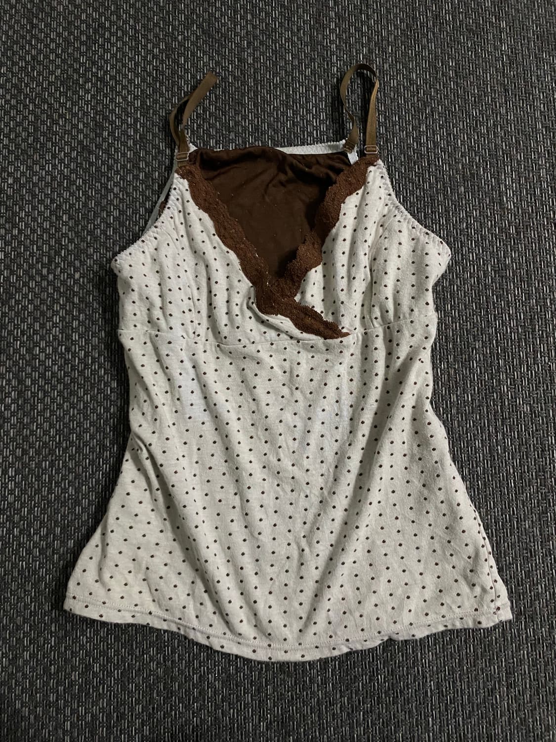 Dot Pattern Mori Girl Mood Lace Sleevele 상품이미지3