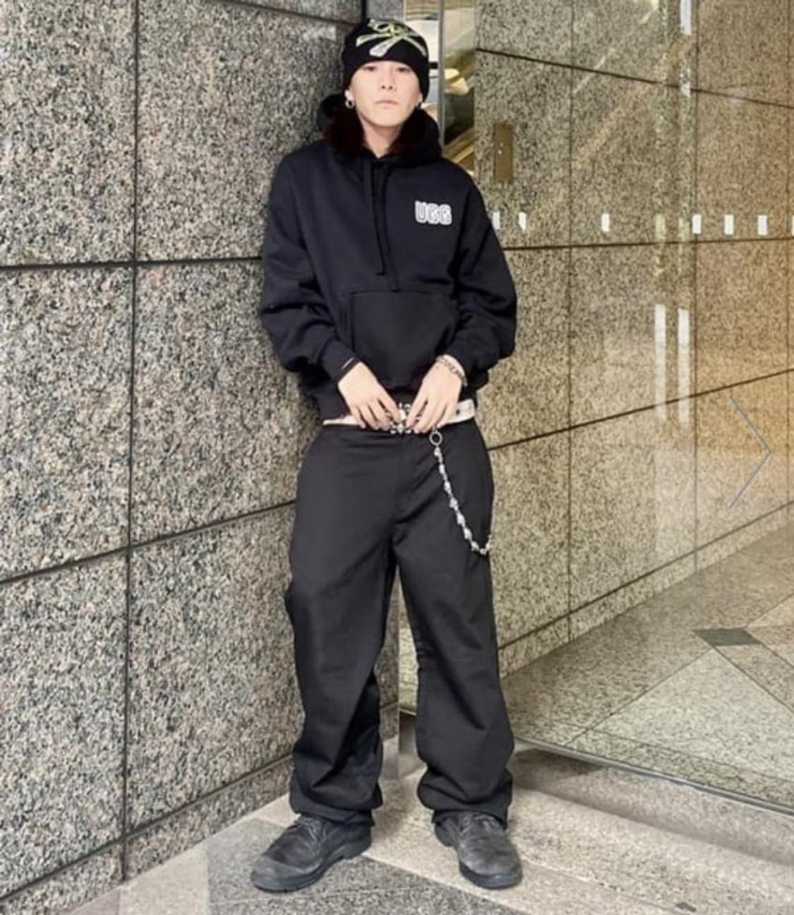 디키즈 x 빔즈 별주 874 클래식 치노팬츠 블랙L 상품이미지1