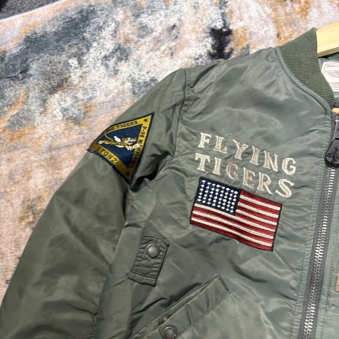 엑스톤즈 빈티지 ma-1 자수패치 자켓 상품이미지3