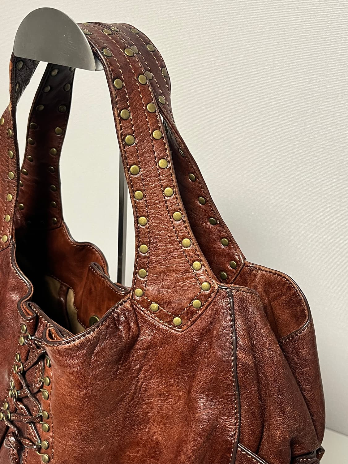 Kooba 일본 빈티지 갸루 Y2K 가죽 보헤미안 웨스턴 숄더백 상품이미지5