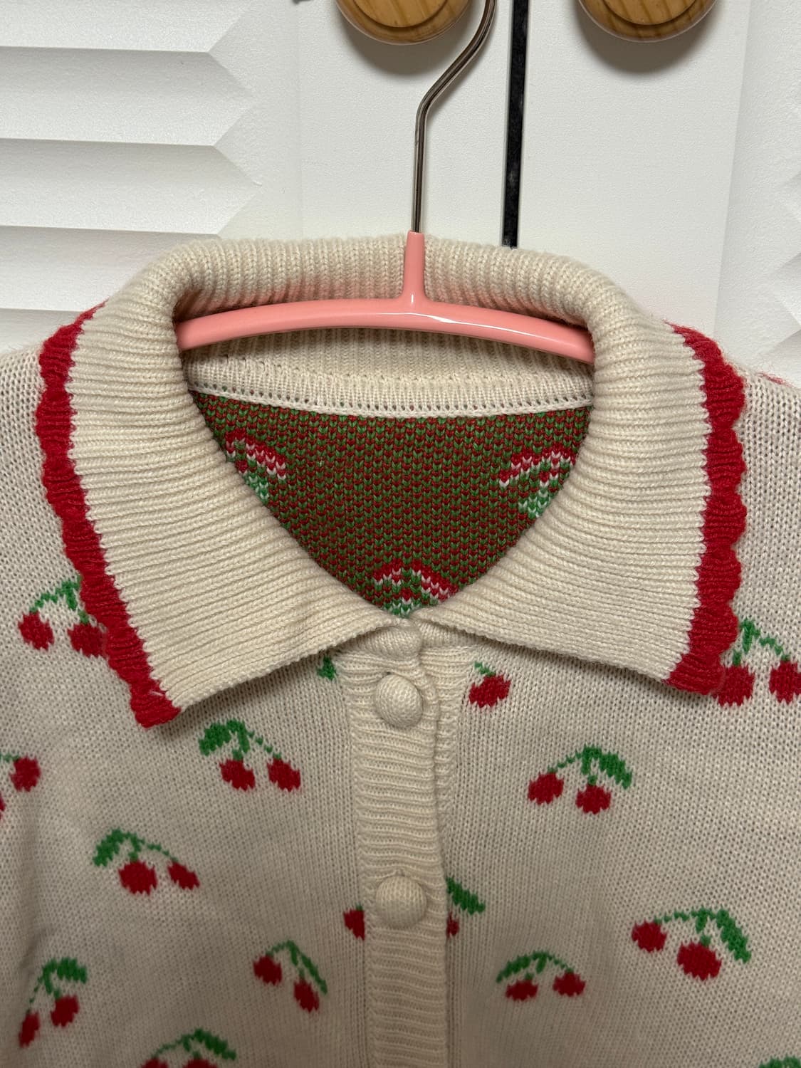 징짜 사랑스러운 체리 가디건 상품이미지3