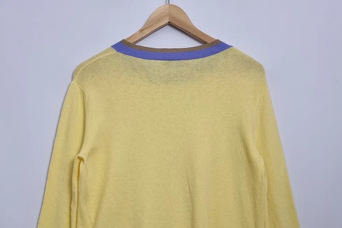 막스앤코 옐로우 울 니트 스웨터  상품이미지7