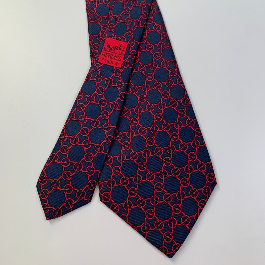 에르메스(HERMES) 명품 프랑스 100실크 클래식넥타이 A등급 상품이미지3