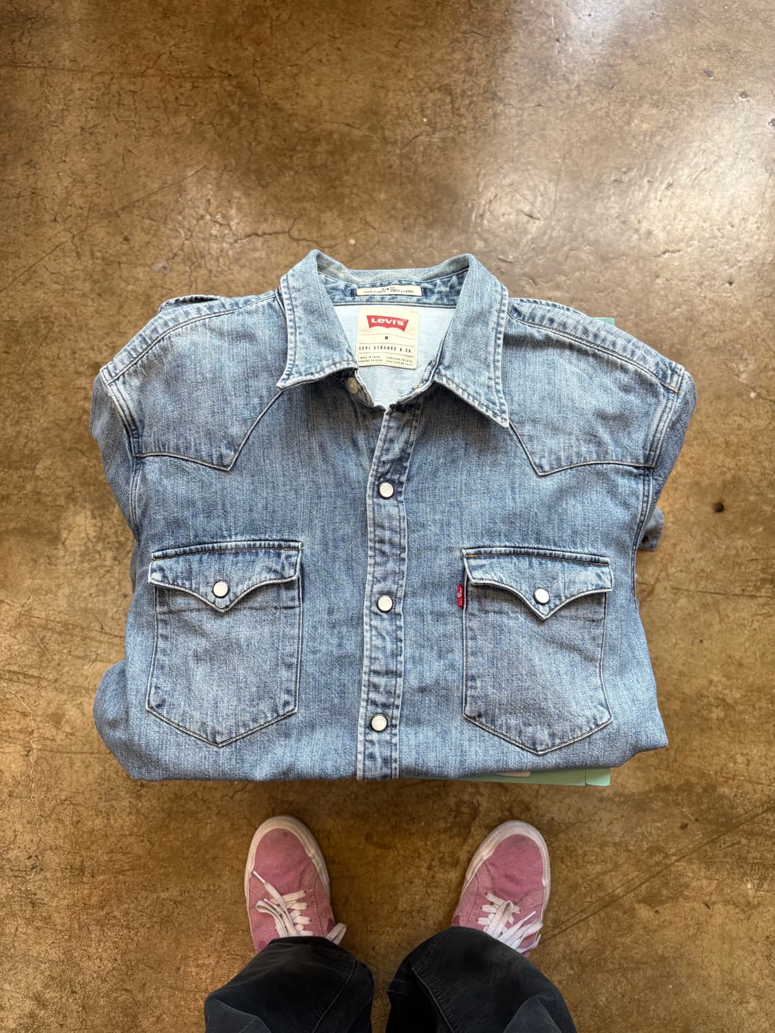 리바이스 웨스턴 데님 셔츠 상품이미지1
