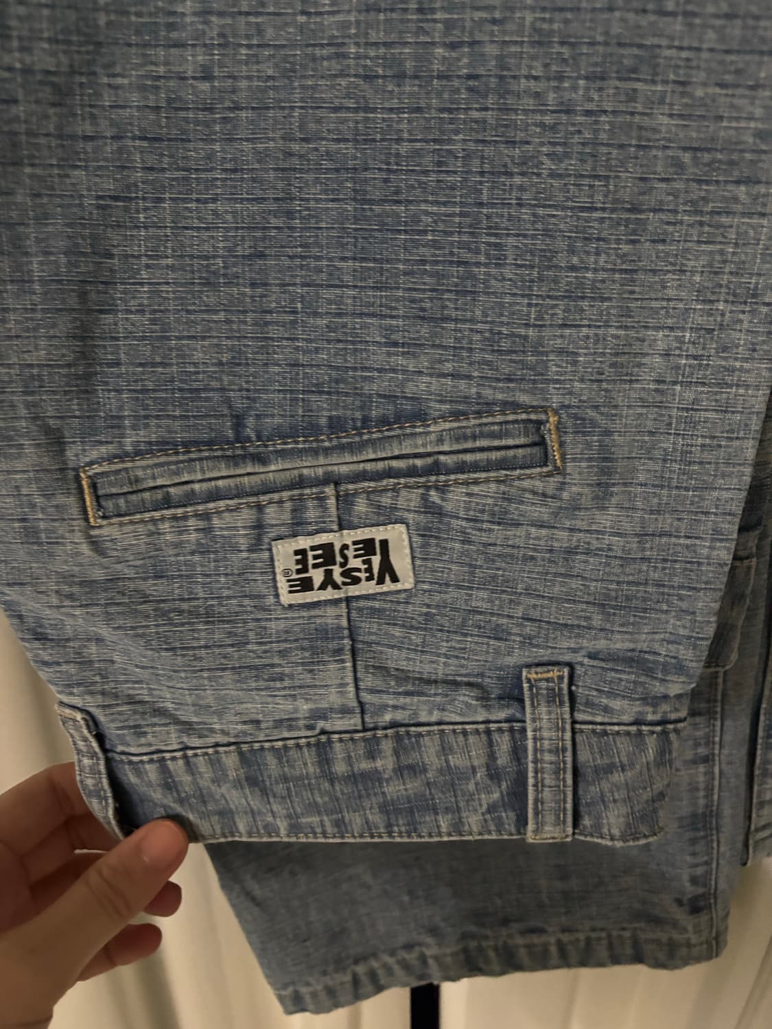 예스아이씨 서지수 착용 연청 데님 팬츠 상품이미지4