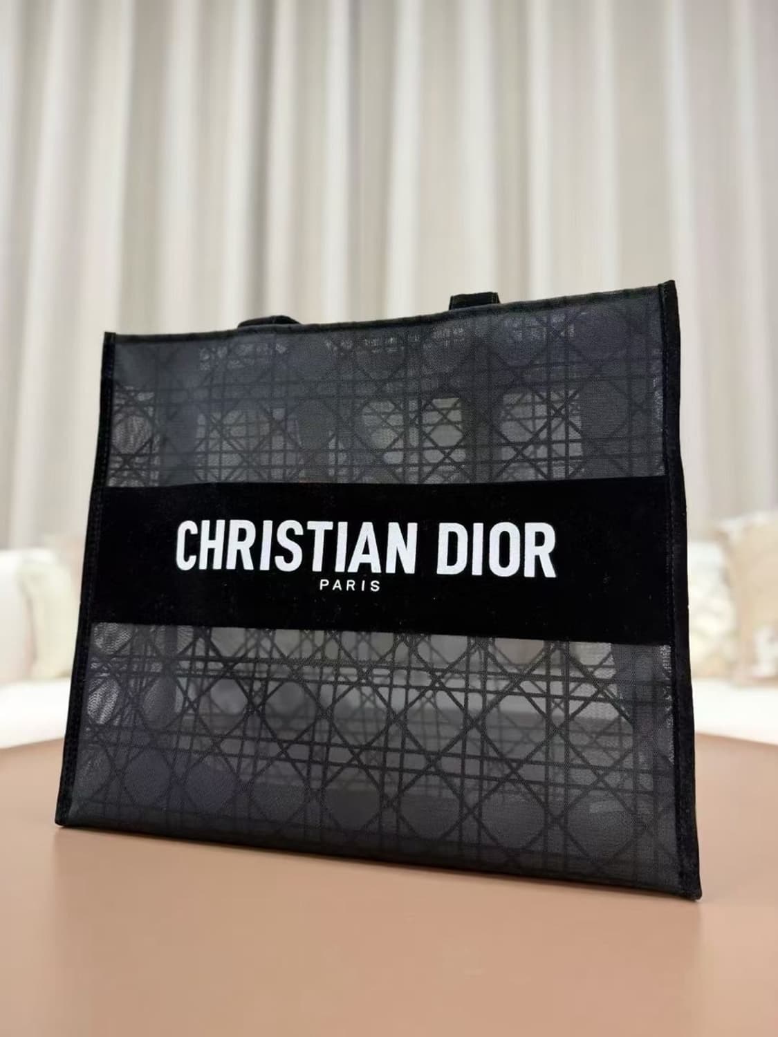 26S/S 디올뷰티 리미티드 메쉬 자수 세트 토드백 상품이미지6