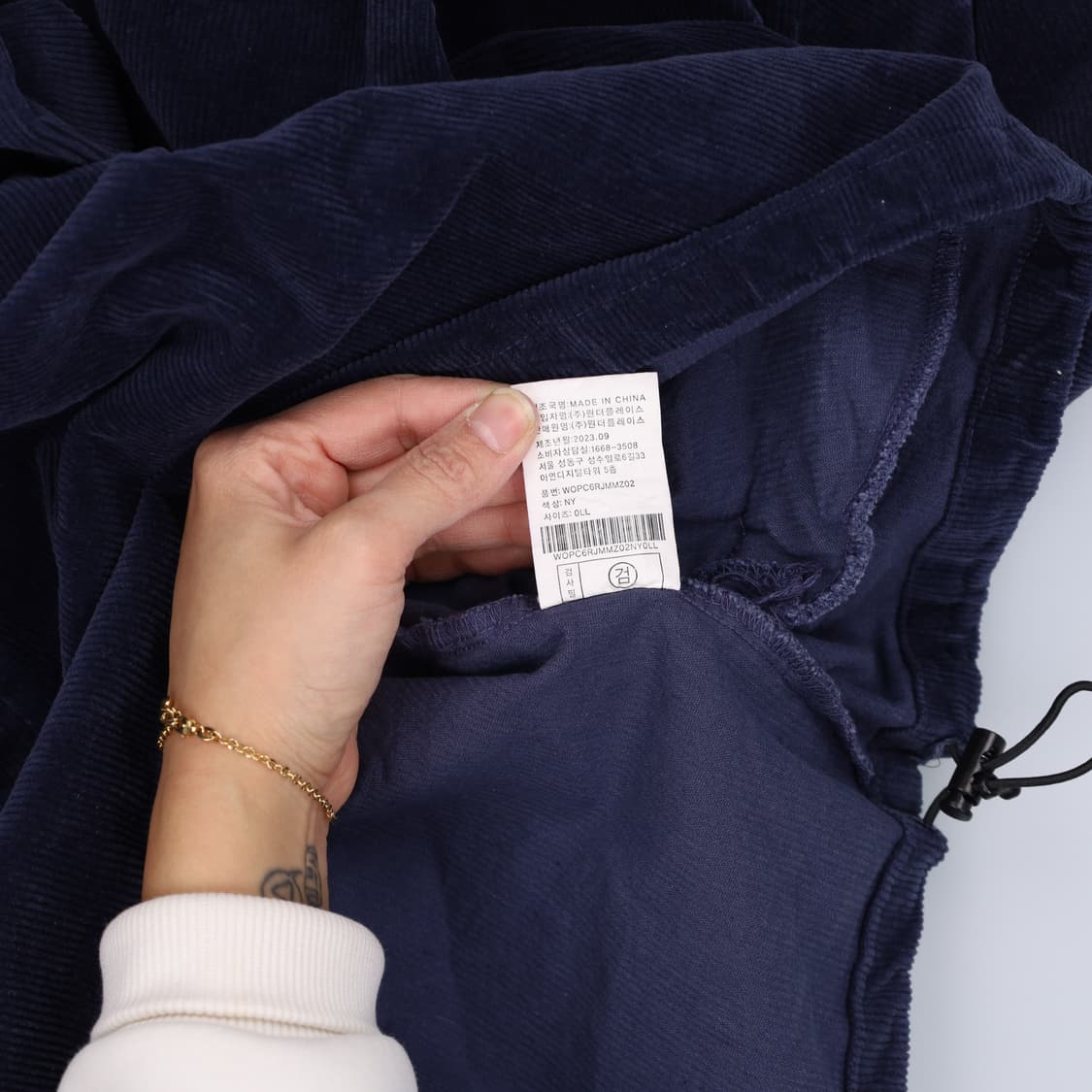 [L] 신형 오션퍼시픽 코듀로이 하프집업 1223H1 상품이미지5