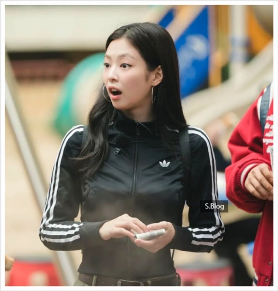 아디다스 제니 져지 블랙 크롭집업 90 상품이미지1