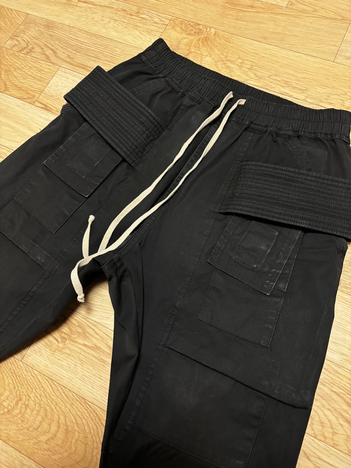 [xs] 릭오웬스 다크쉐도우 크리치 카고 태권도 팬츠 TE 상품이미지1