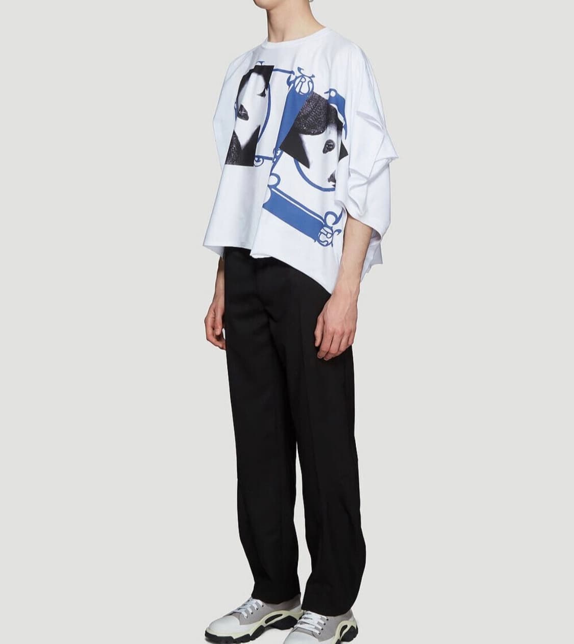 라프시몬스 - 19ss 사이드 오픈 티셔츠 상품이미지3