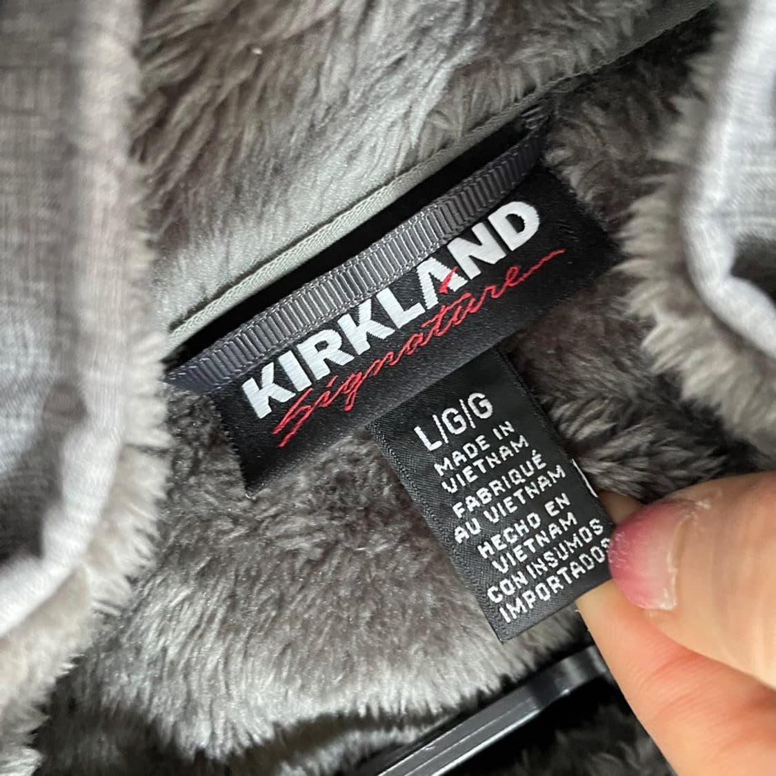 커클랜드  기모 후드집업  6458 상품이미지5