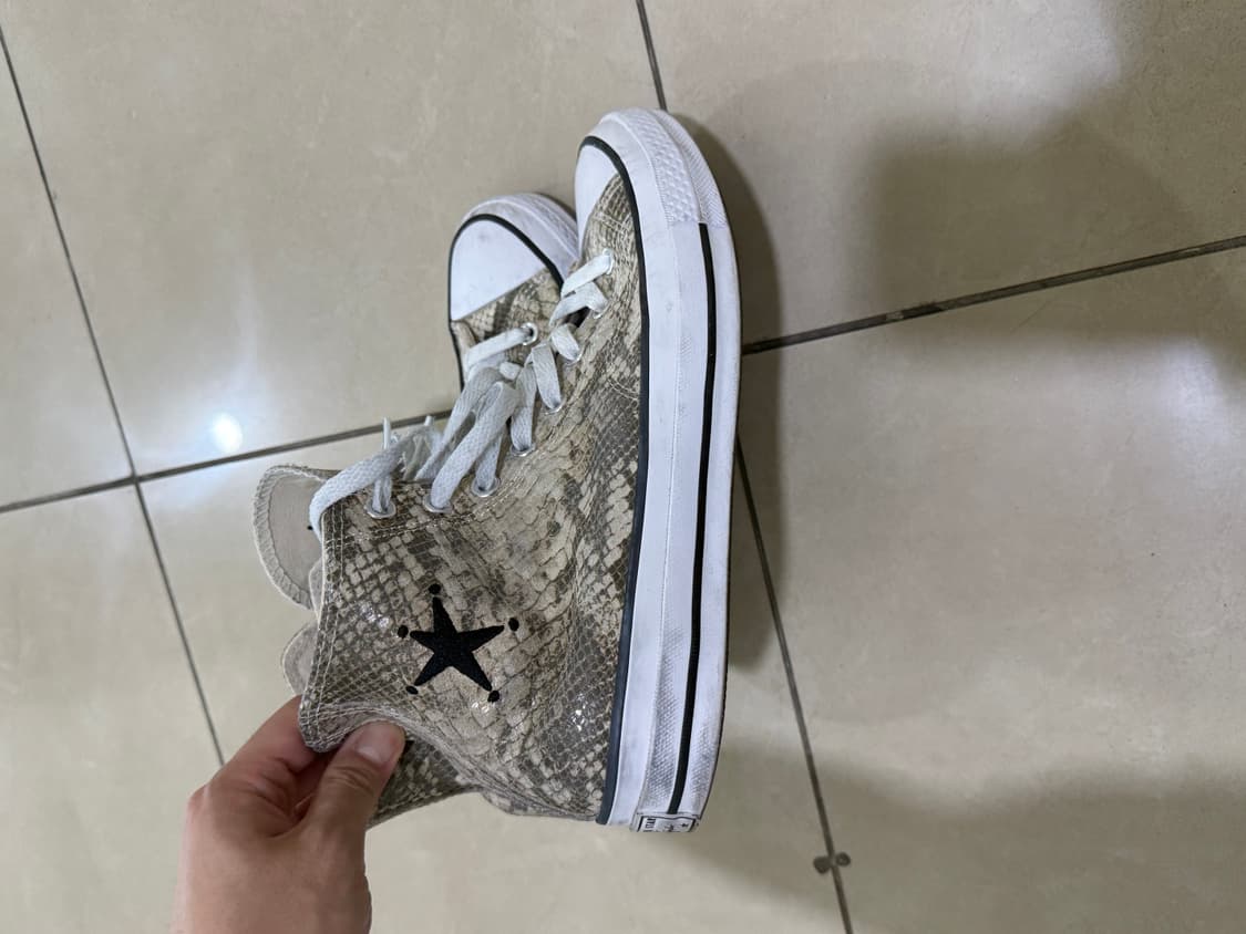 컨버스 스투시 척 70 하이 레더 스네이크스킨 270 상품이미지5