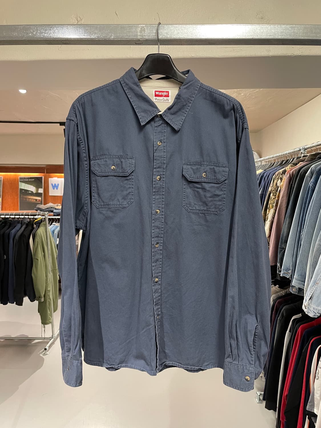 랭글러 오버사이즈 워크 셔츠  상품이미지7