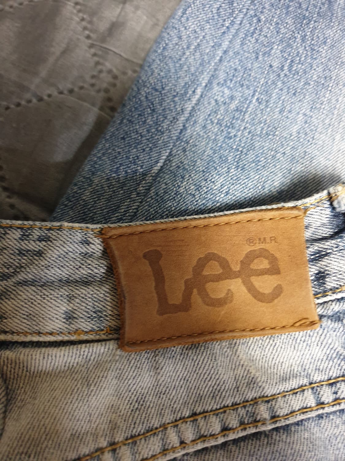 LEE 올드스쿨 빈티지워싱 스트레이트핏 데님팬츠 (30) 상품이미지4