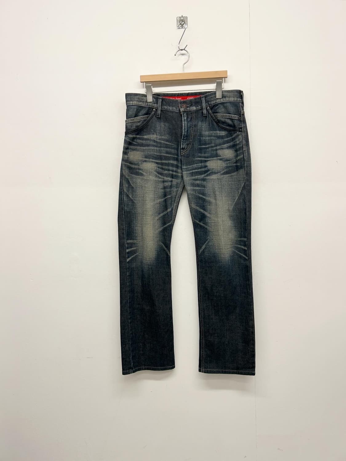 에드윈 Y2K 로우라이즈 워싱 데님 팬츠 상품이미지1