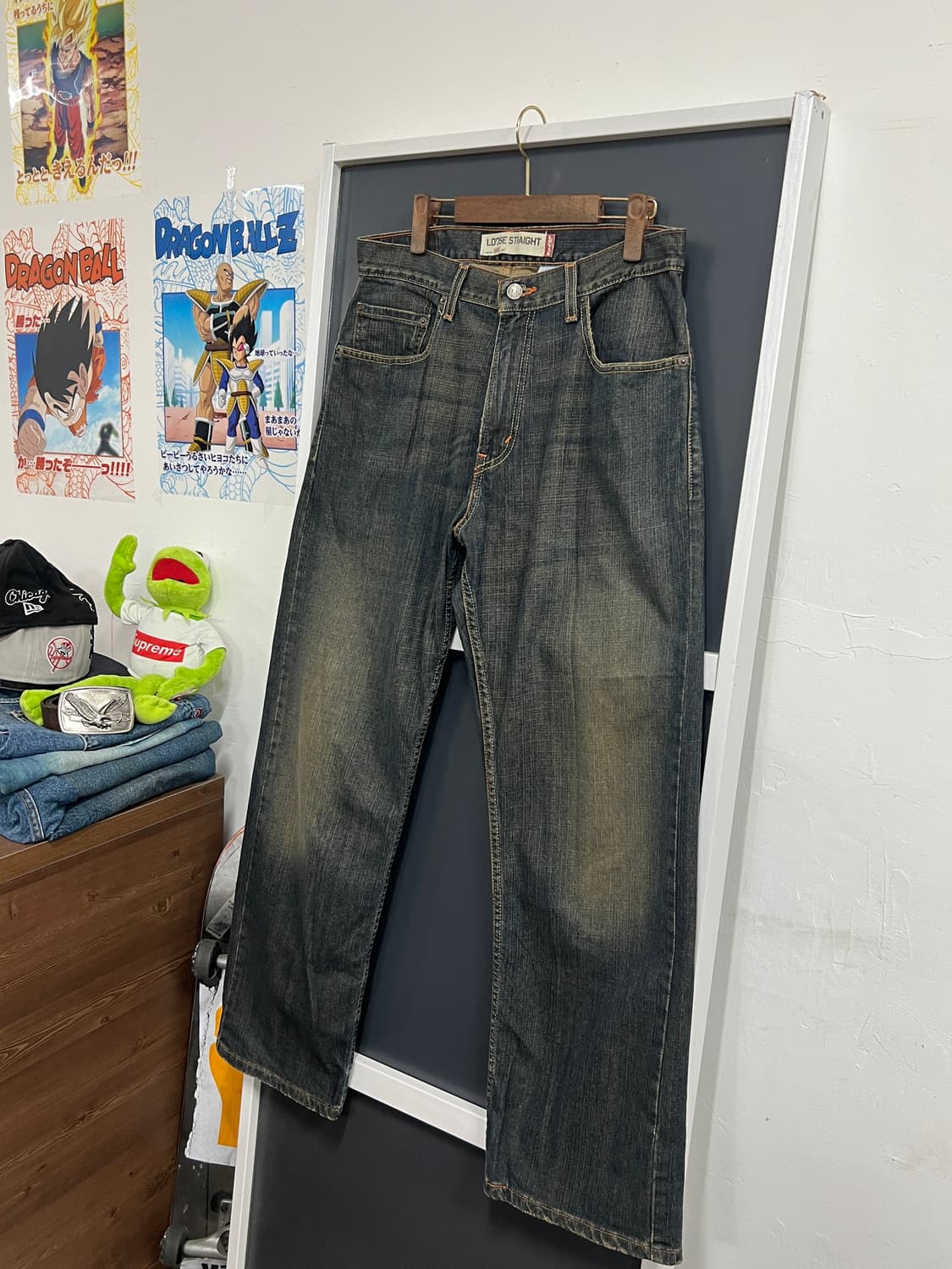 00s Levis 리바이스 569 루즈 스트레이트 데님 팬츠 상품이미지9