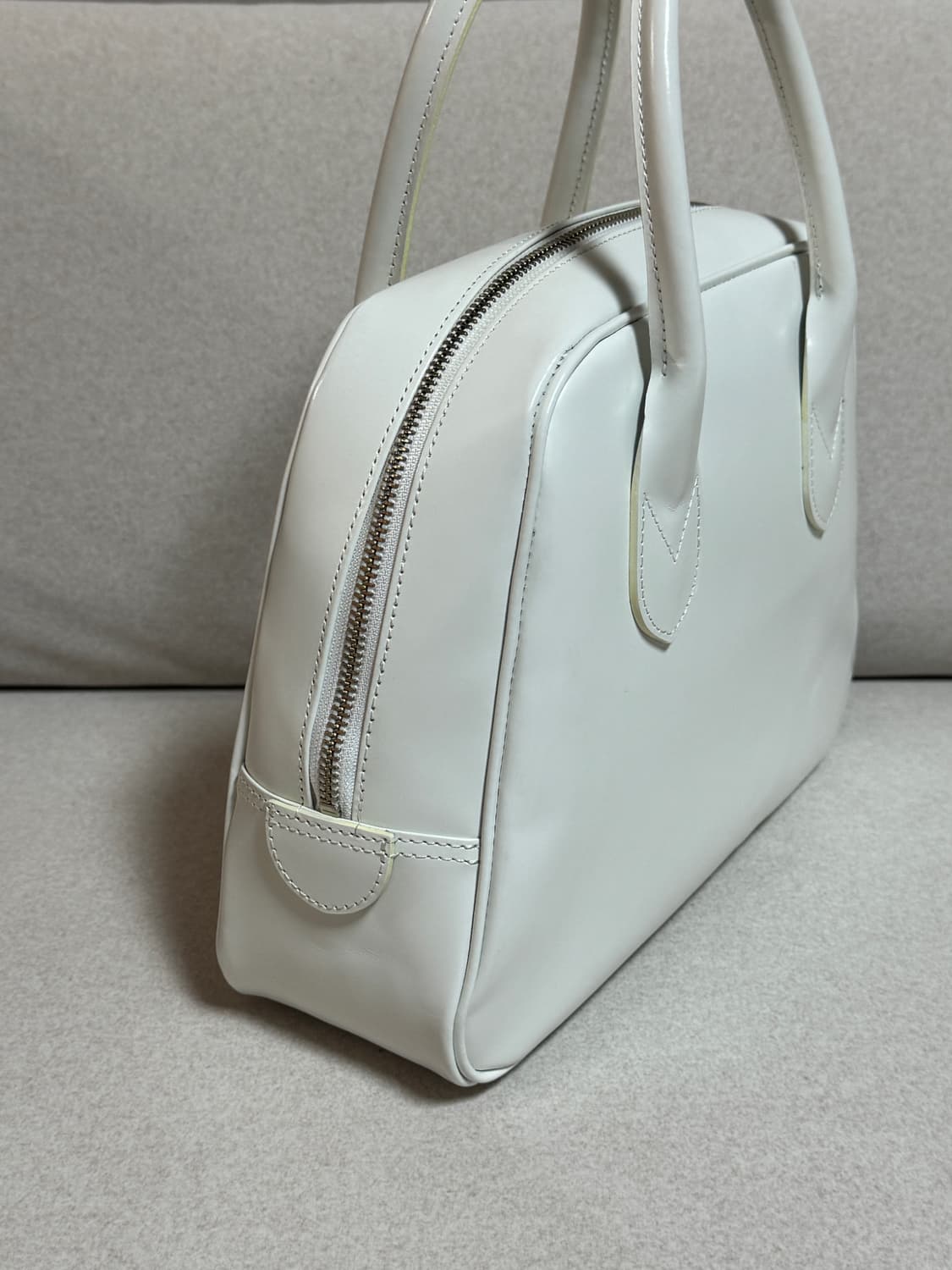 꼼데가르송 아오야마 백 라운드 화이트 3호 상품이미지6