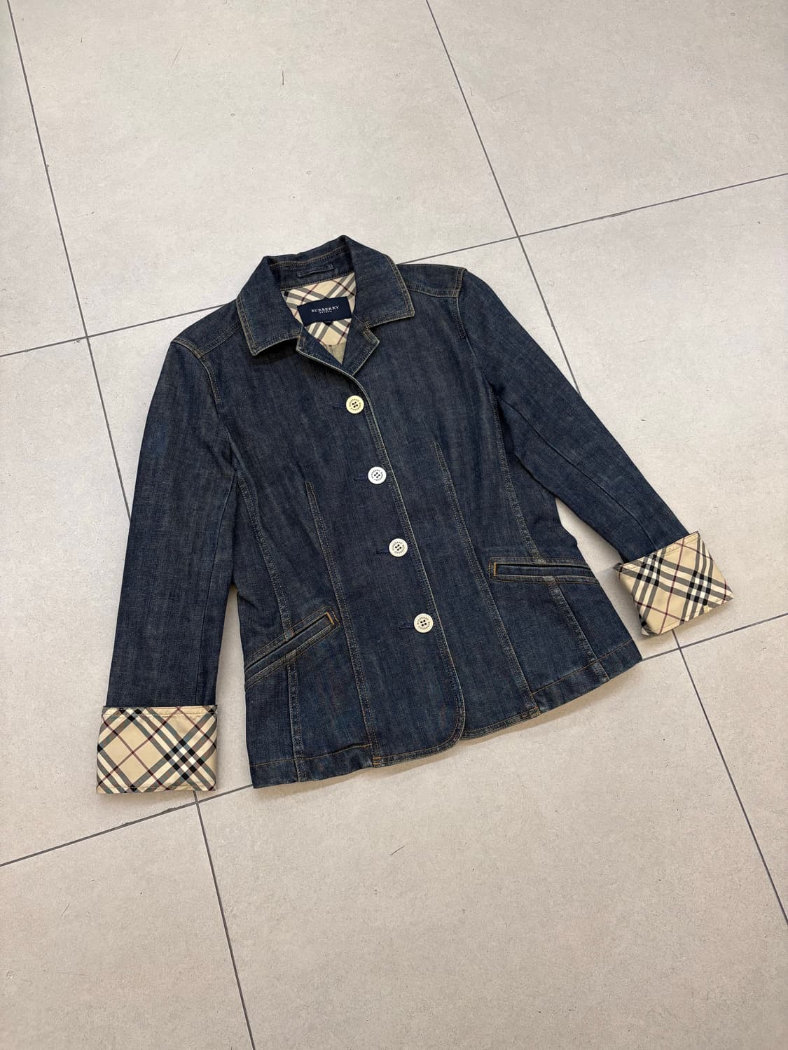 [ 42 ] 버버리 런던 노바체크 데님자켓 상품이미지2