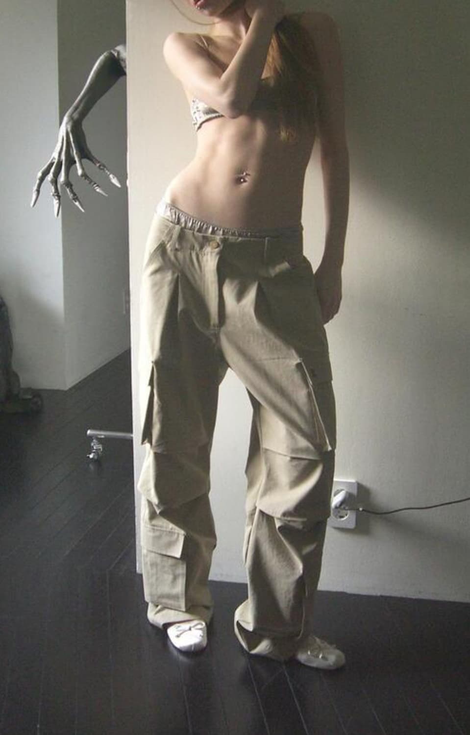 데어드 카고 팬츠 베이지 M 상품이미지1