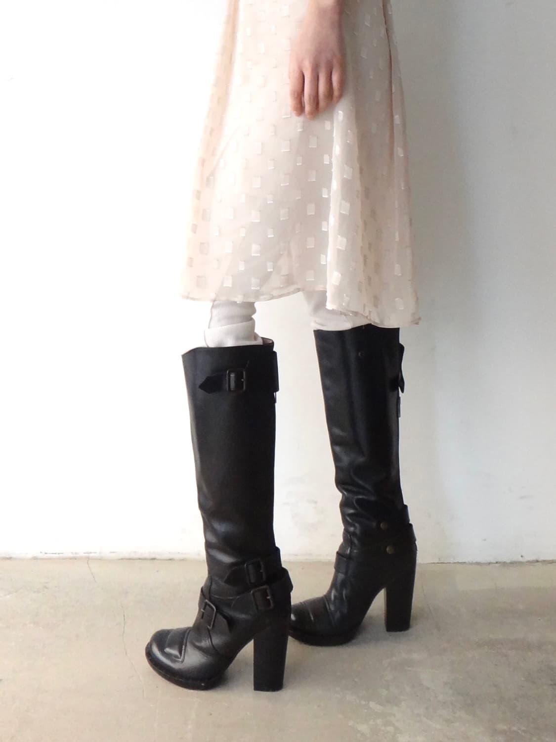 THEORY multy buckle long boots / black 상품이미지9
