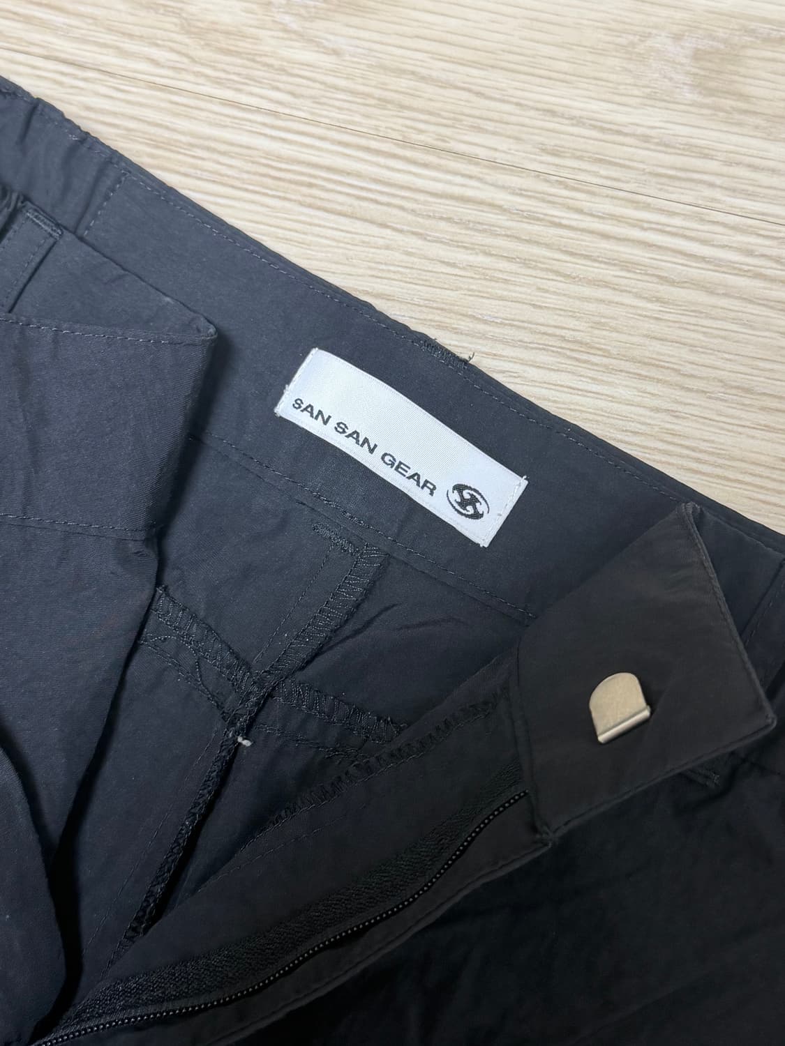 산산기어 사이드 스냅 팬츠 블랙 2 상품이미지3