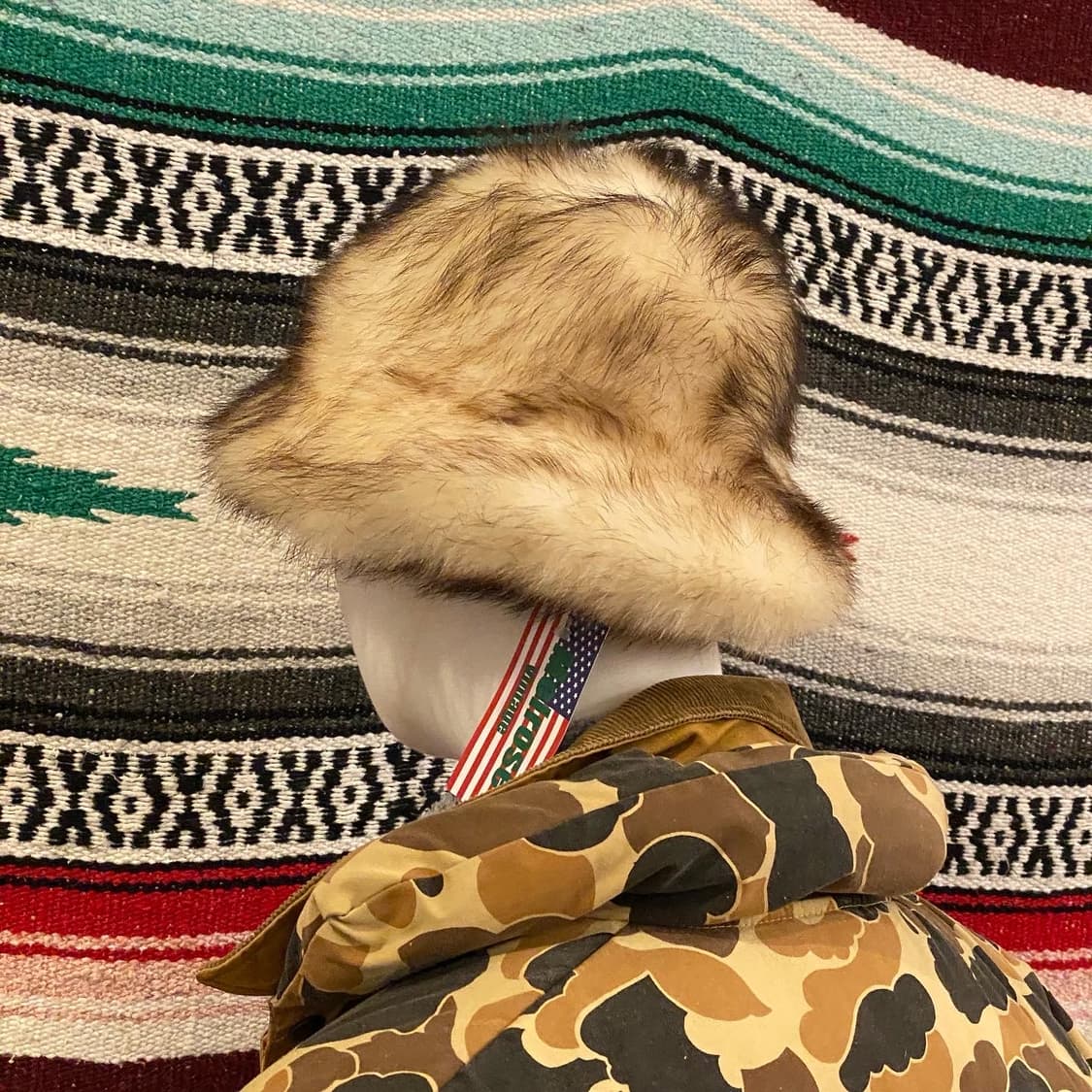 90s USA 오리지널 밍크 벙거지모자 상품이미지6