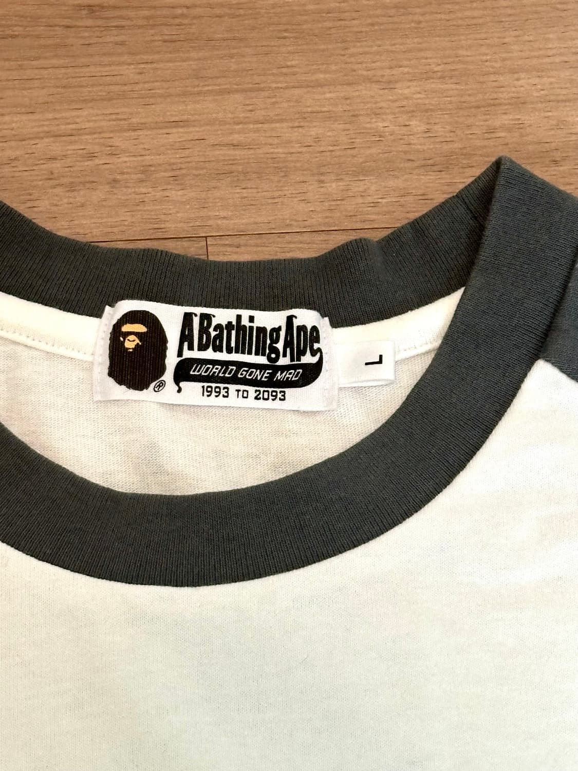 베이프 Bape 25주년 베이비 마일로 반팔티 L 상품이미지4