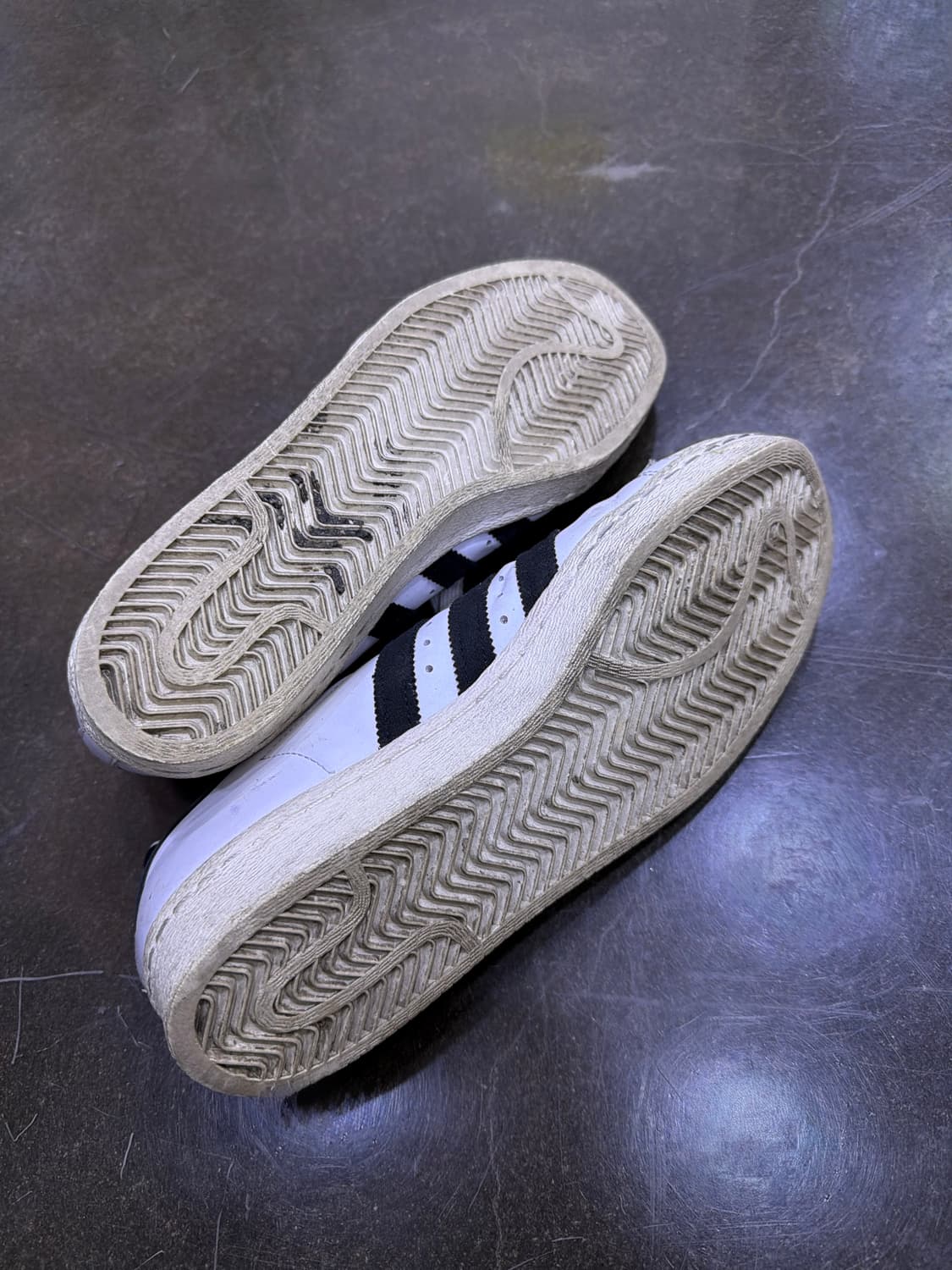 아디다스 80's 슈퍼스타 빈티지 화이트 블랙 스니커즈 260 상품이미지8