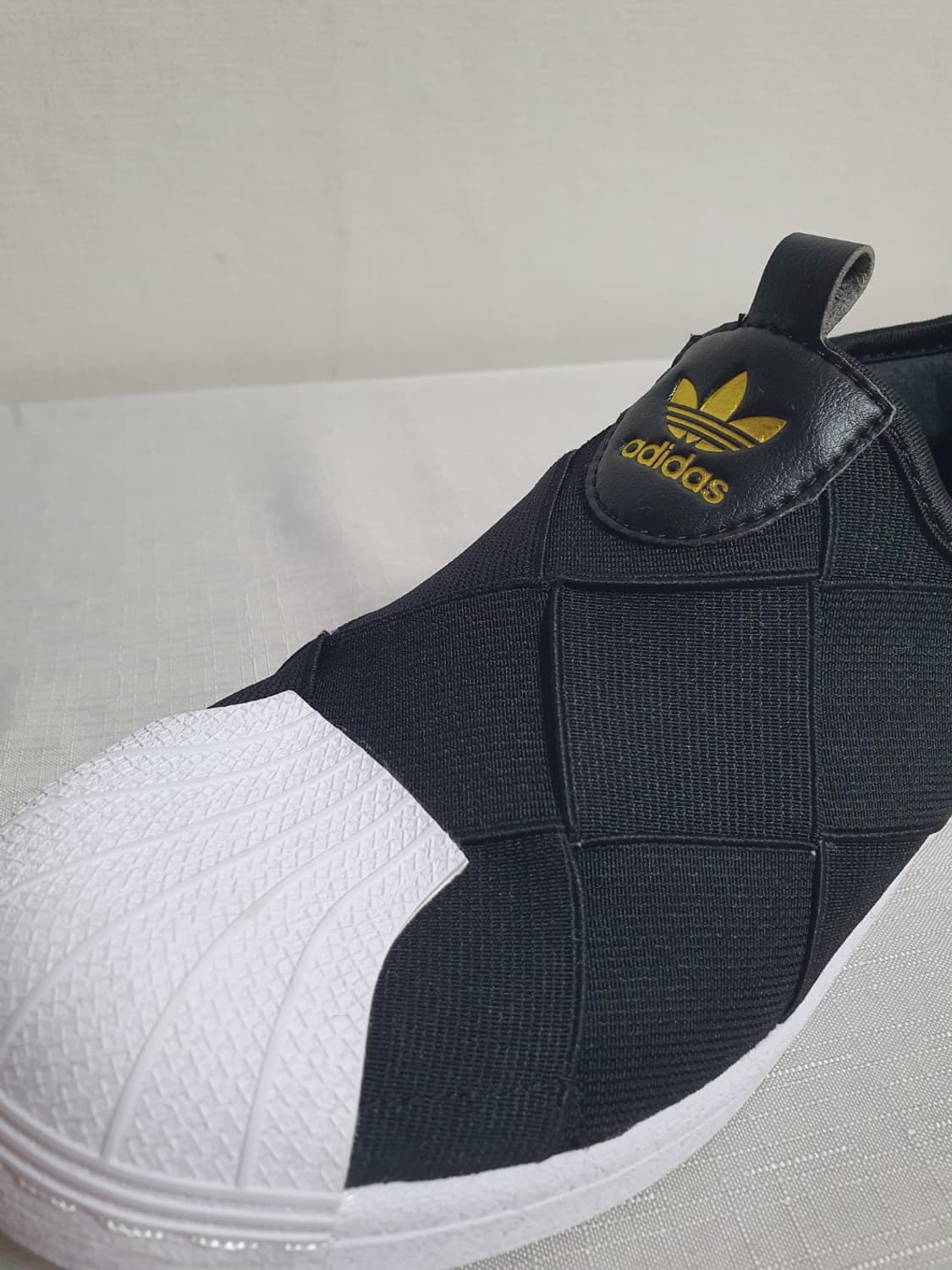 230mm 아디다스 슈퍼스타 슬립온 블랙 상품이미지8