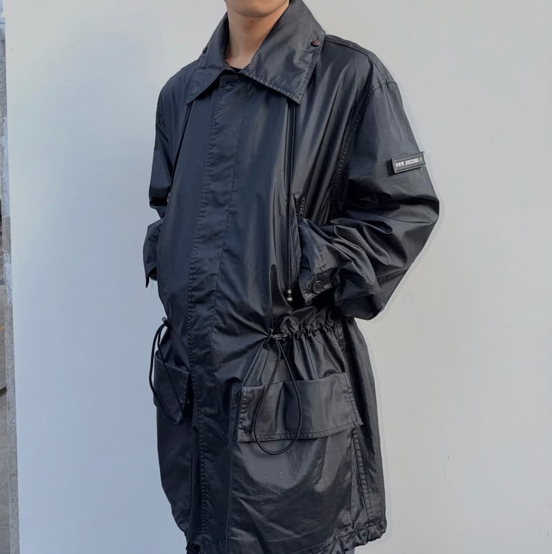 [Rare] 람포지퍼 90s moschino jean nylon coat 상품이미지1