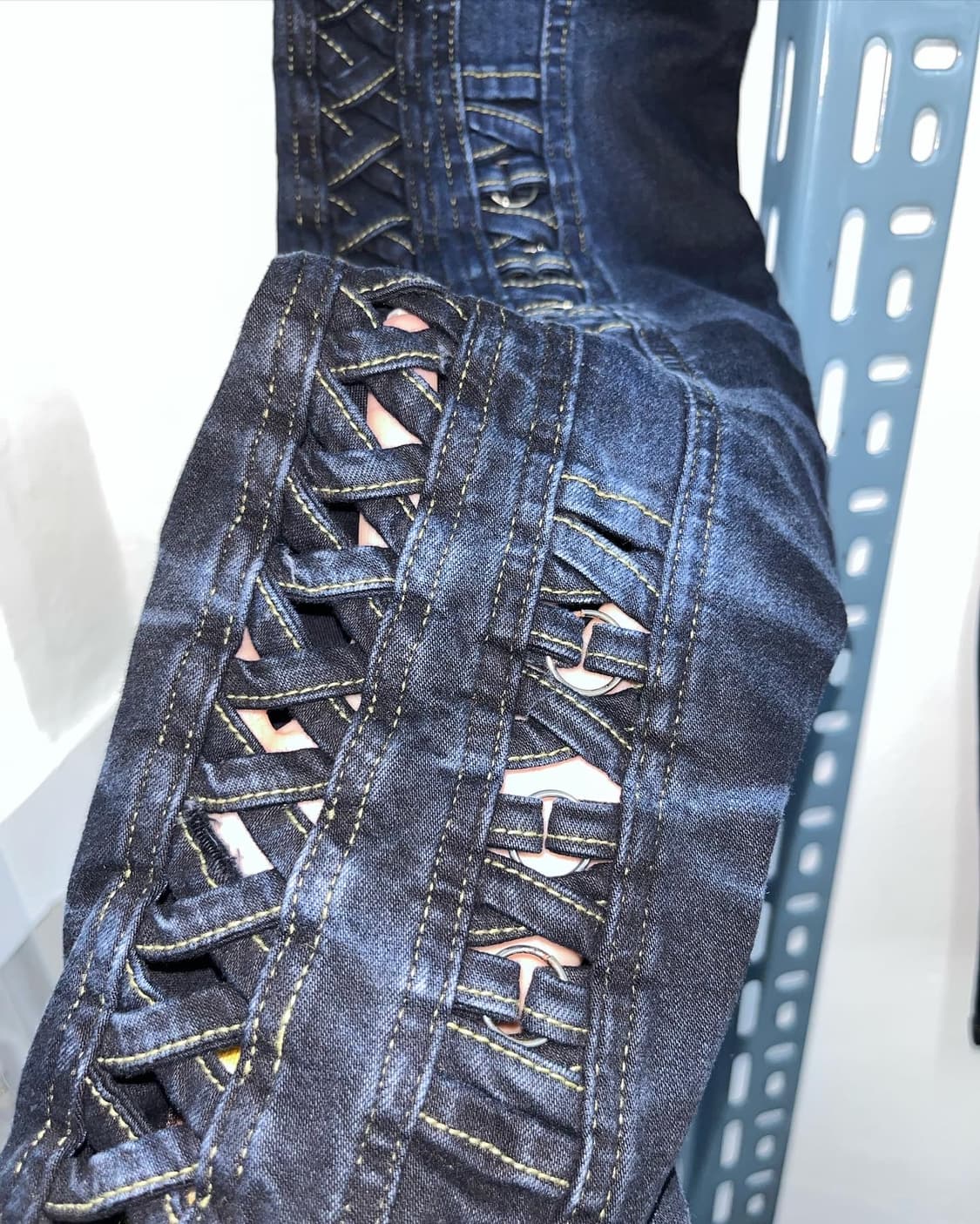 CUPPY'S lace up jeans  상품이미지6