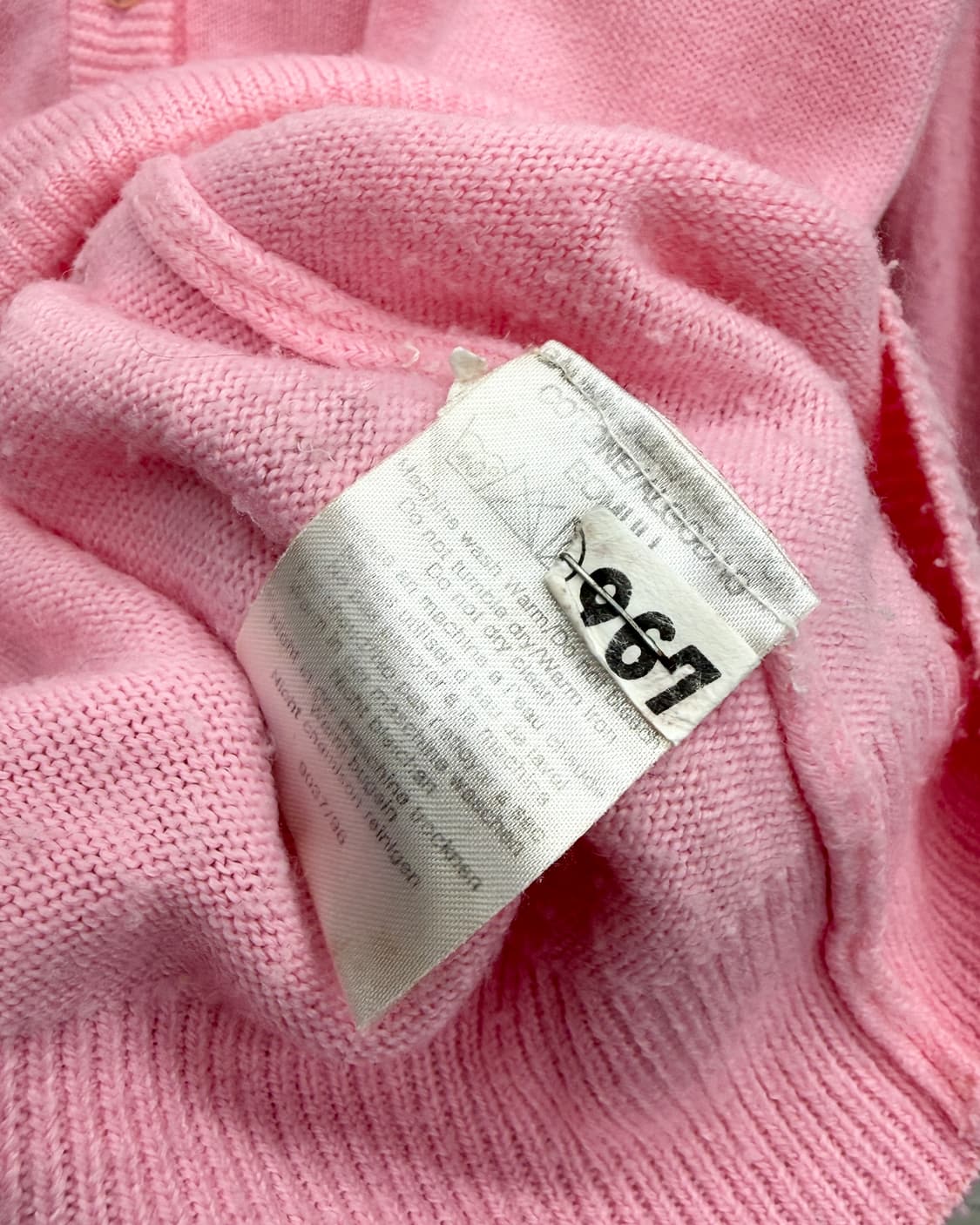 버버리 90s 라운드넥 코튼 니트 가디건 상품이미지4