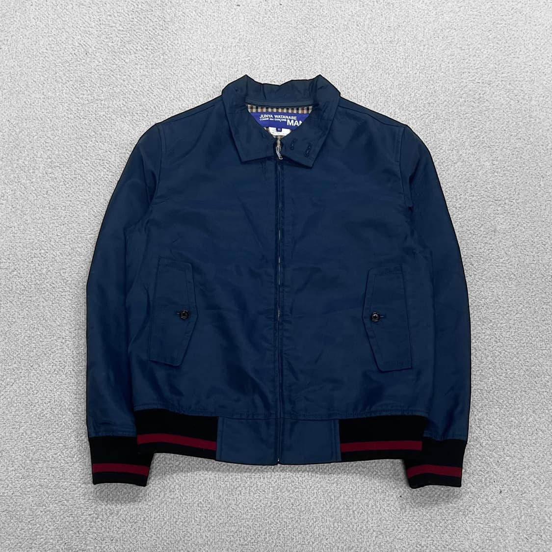 꼼데가르송 x 준야와타나베 해링턴 자켓 네이비 상품이미지1