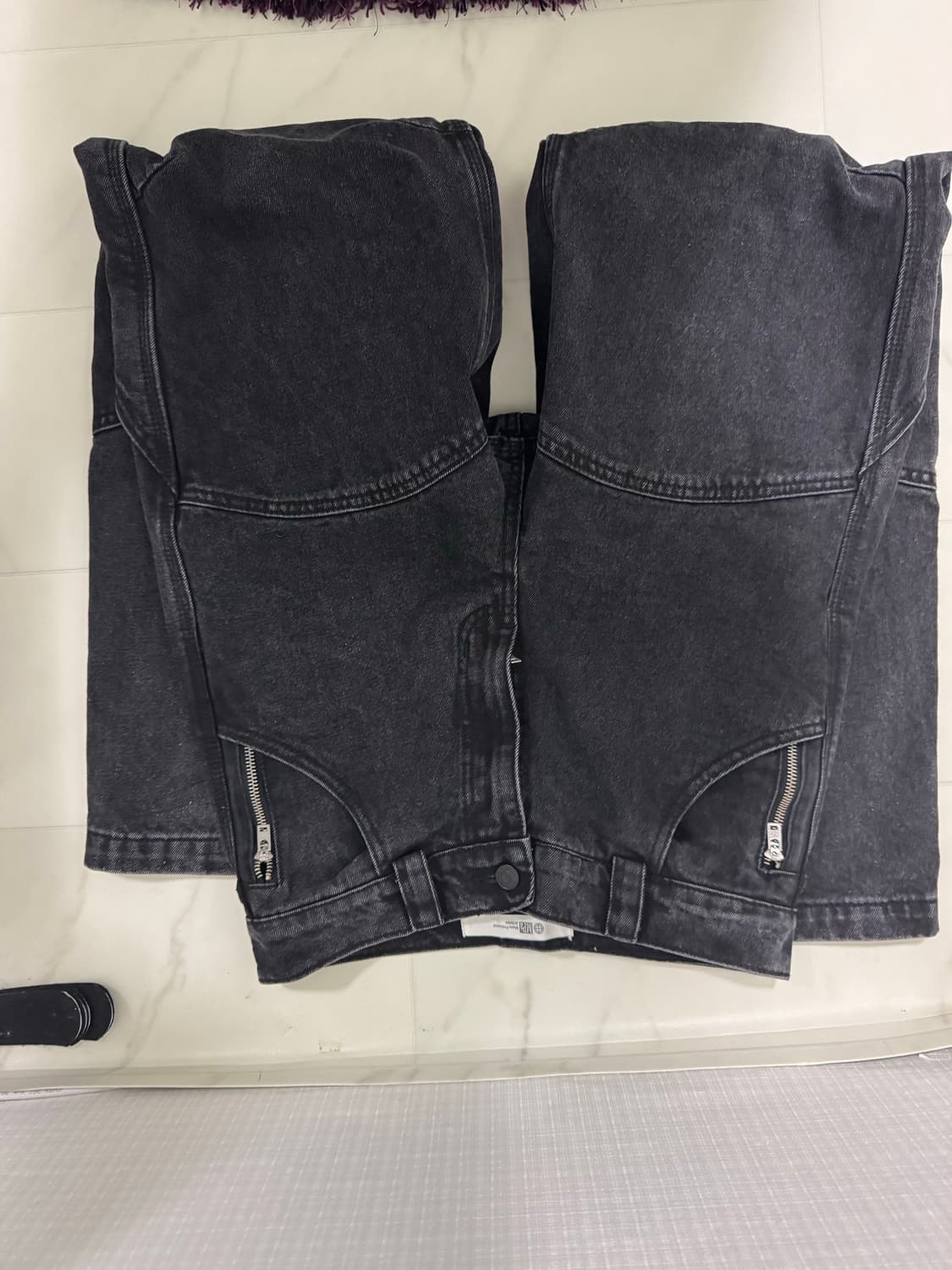 플라스틱프로덕트 MPa CALF POCKET PANTS (BLACK) S 상품이미지3