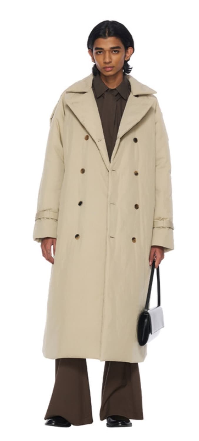 Labeless 베이지 padded coat 상품이미지2