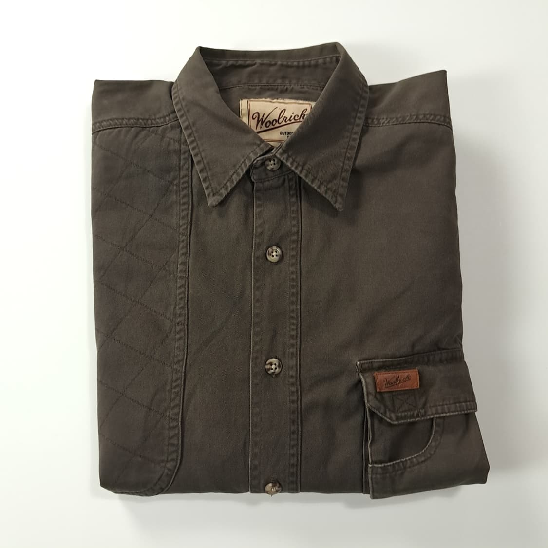 CK346 XL 울리치 90s 슈팅패치 다크브라운 헌팅 셔츠 남방 상품이미지8