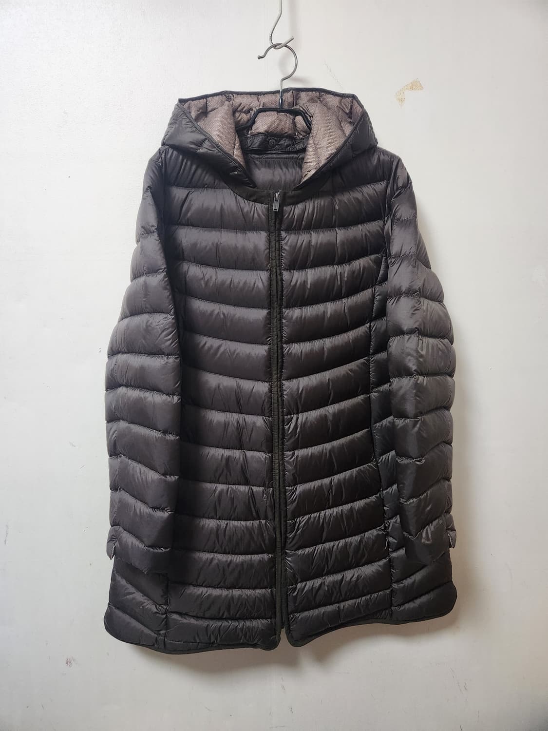 (새상품)지센 구스 롱 경량패딩 100 상품이미지1