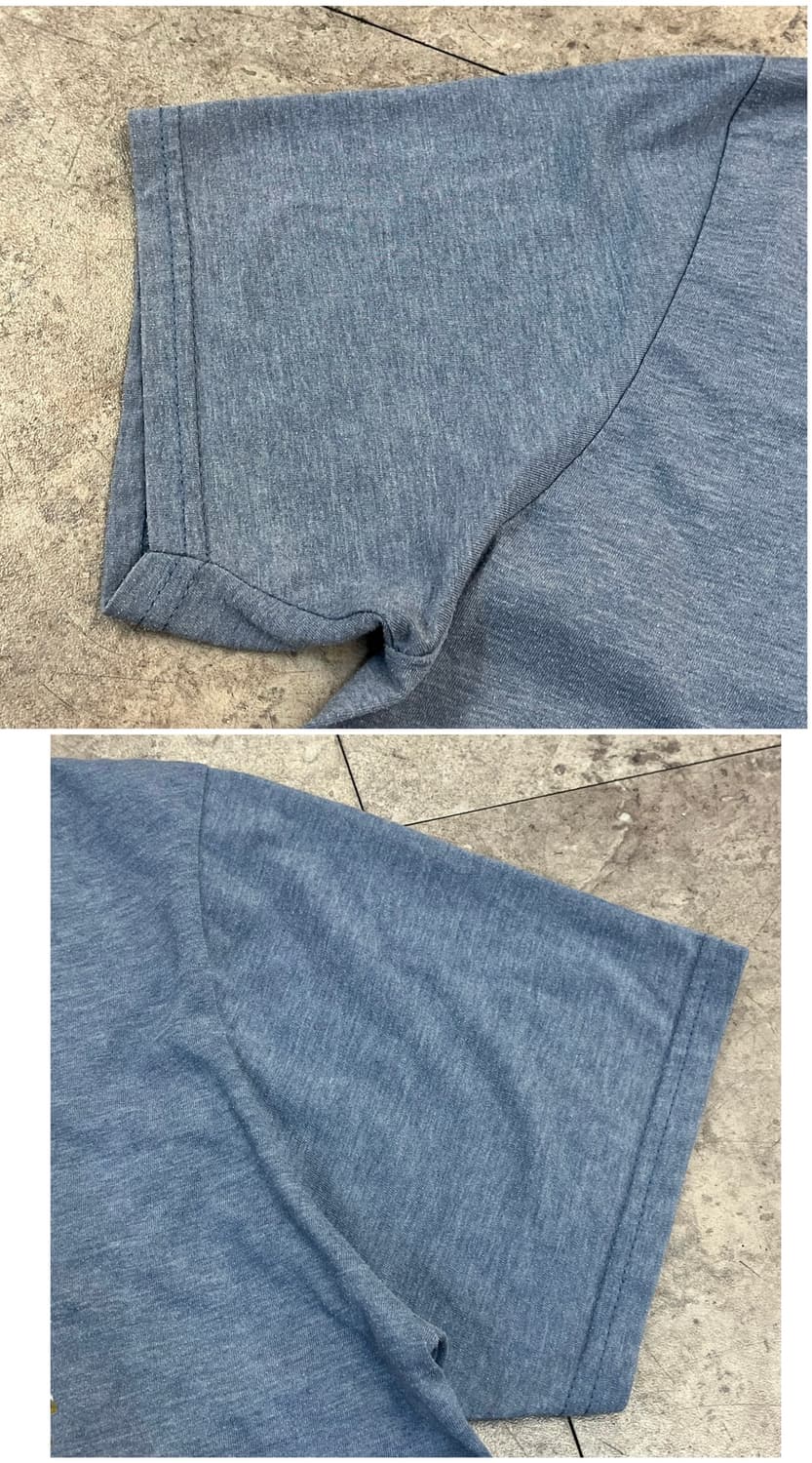 길단 빈티지 반팔티 스카이블루 XL #csz3951 상품이미지6