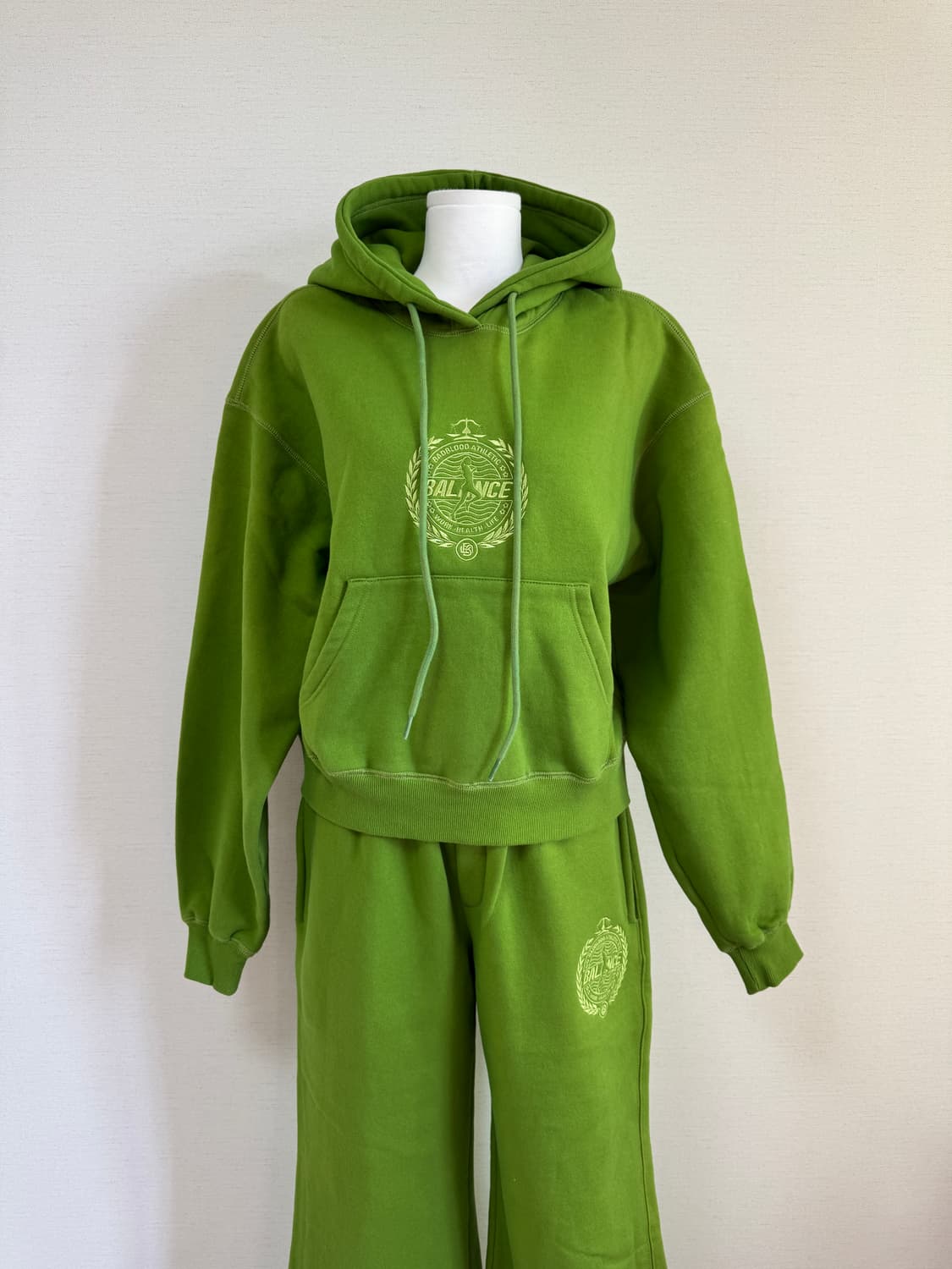 배드블러드) 기모 후드 팬츠 세트 상품이미지1