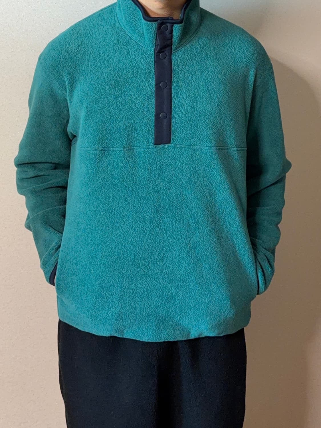 유니클로 하프 버튼 풀오버 플리스 상품이미지3