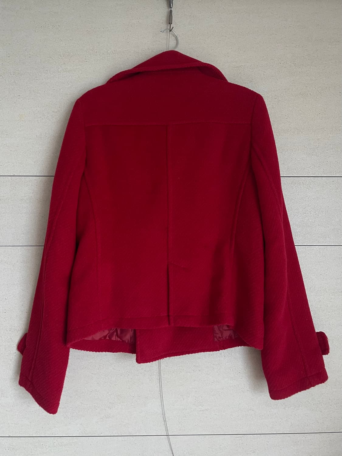 빨강 숏코트 더블코트 갸루 핀터 공겜여주   상품이미지2