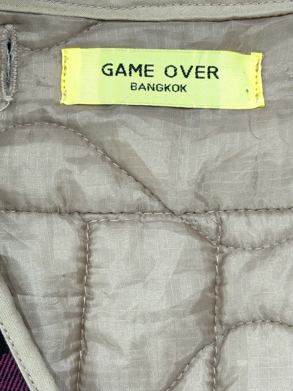 GAME OVER 방콕 브랜드 빈티지 커스텀 퀄팅자켓 깔깔이 상품이미지4
