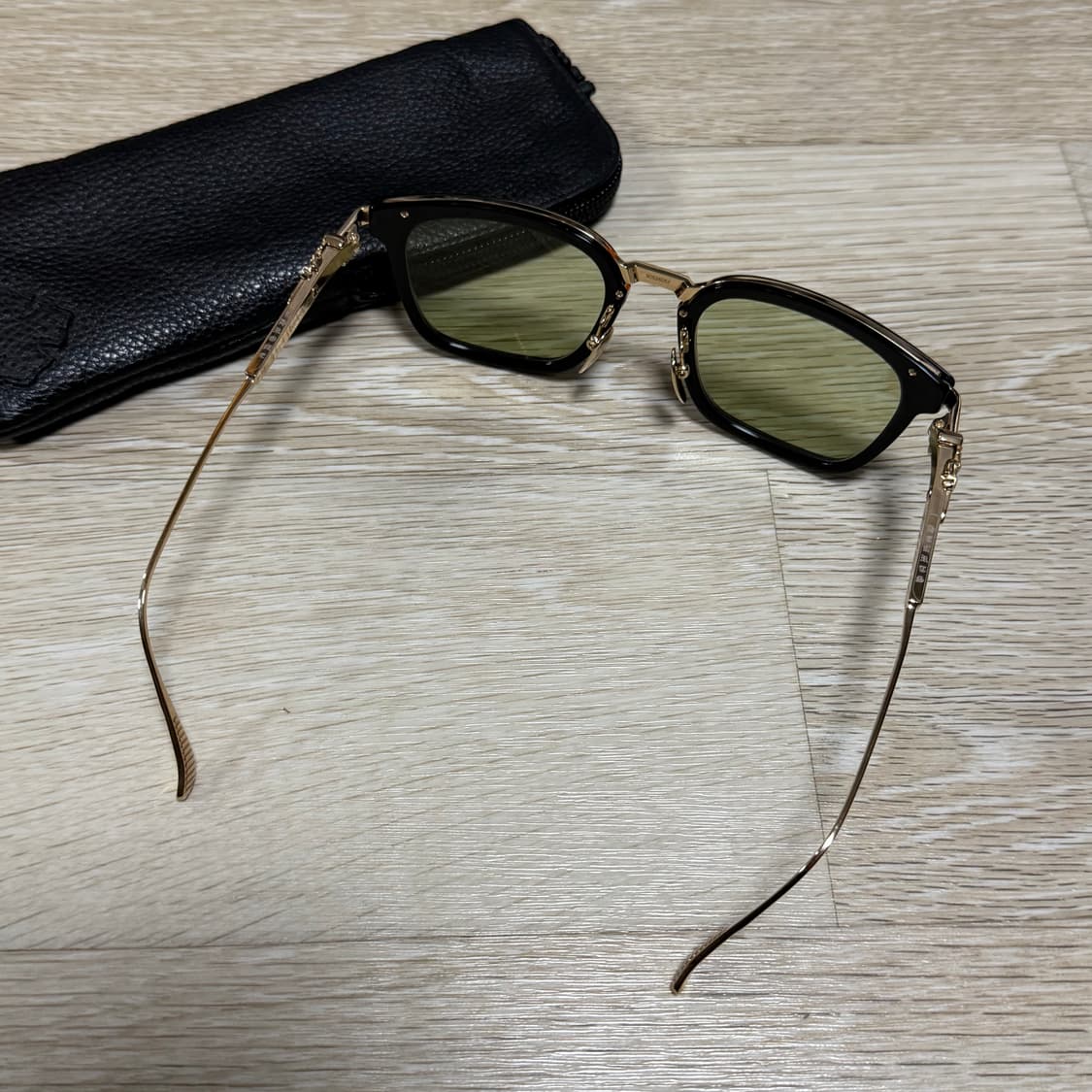 [S+급/53mm] 크롬하츠 오버포크 안경 블랙/골드 상품이미지9