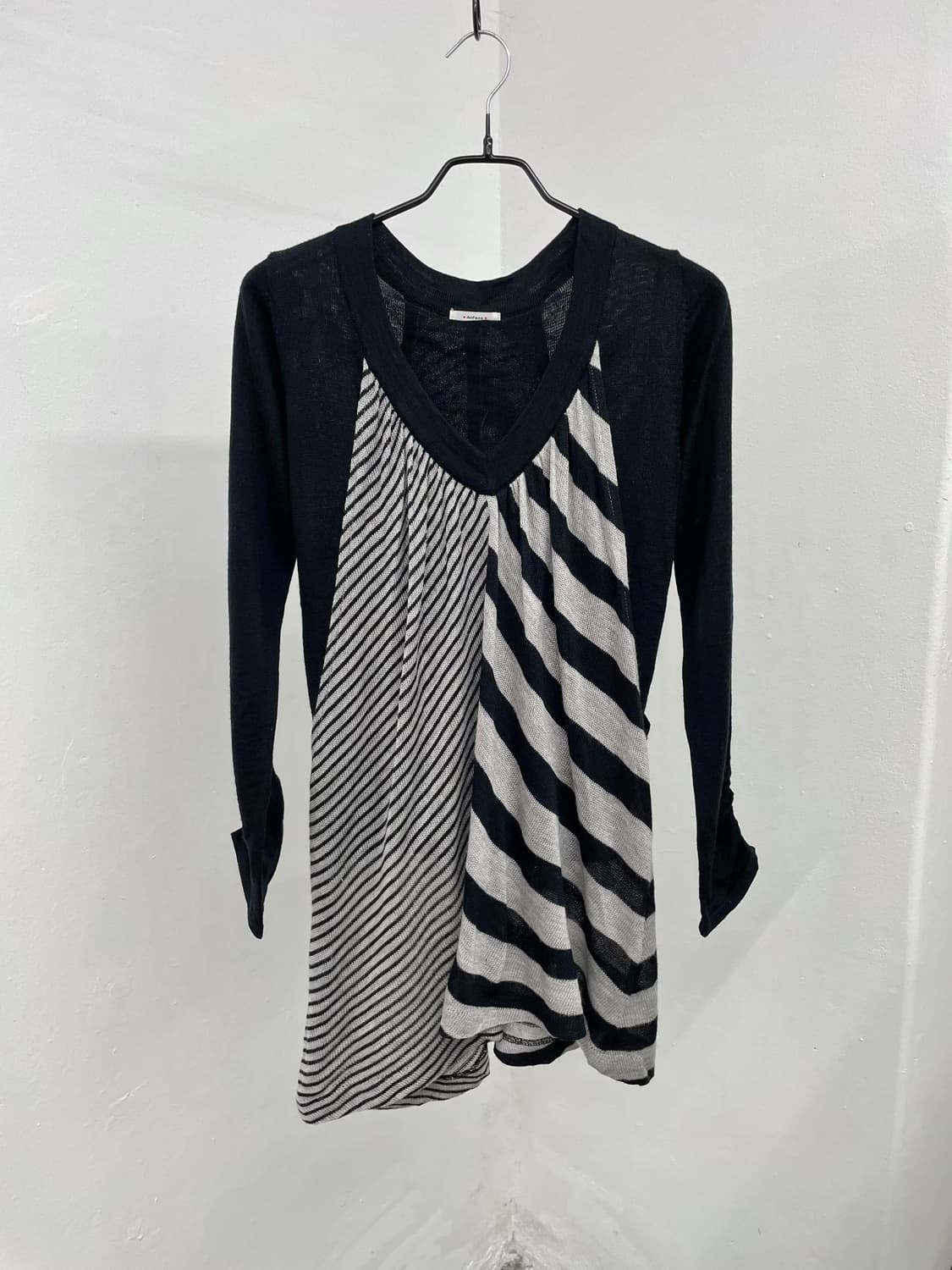 아방가르드 레이어드 니트 원피스 상품이미지5