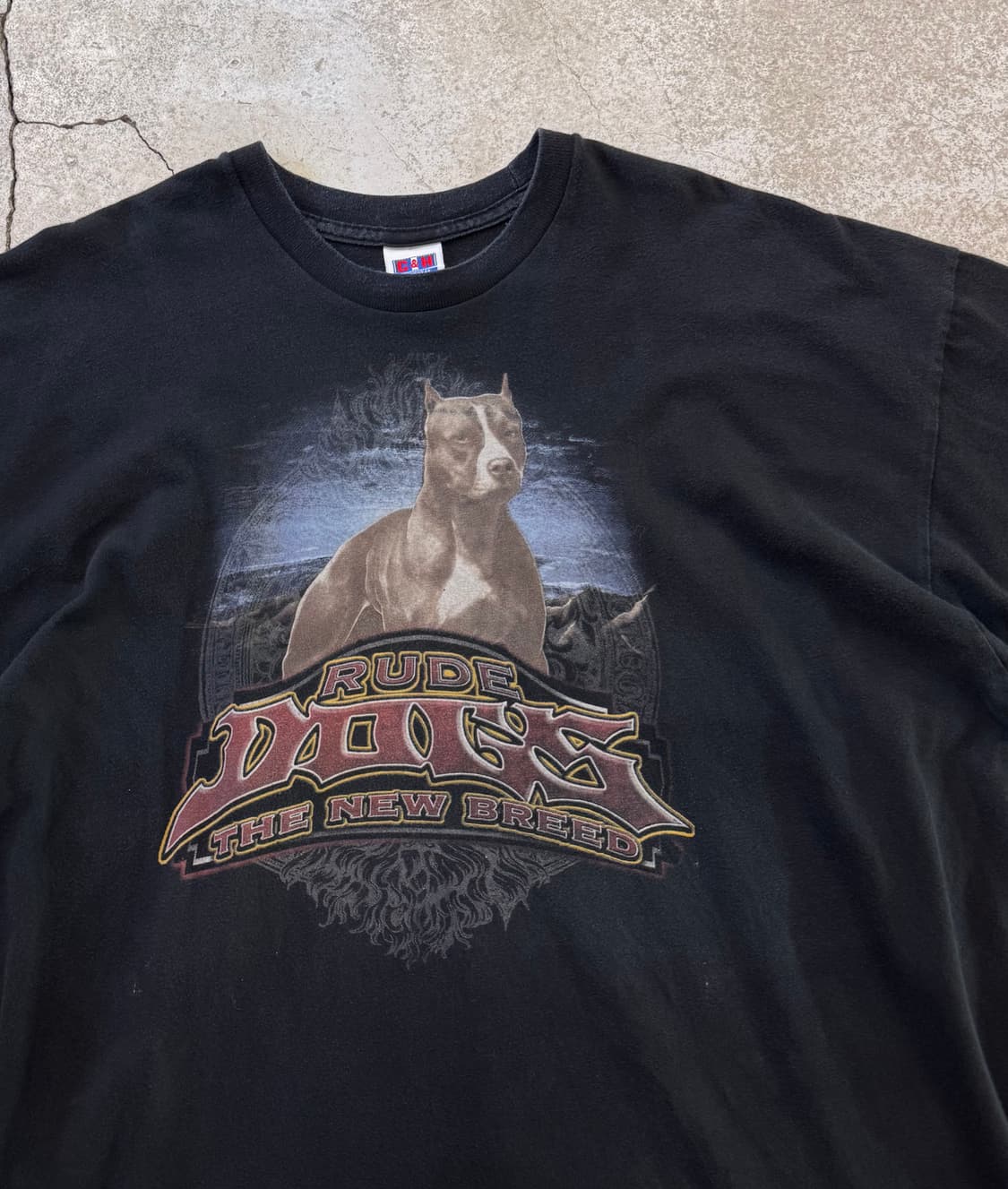 RUDE DOGS 핏불 프린팅 티셔츠 상품이미지3