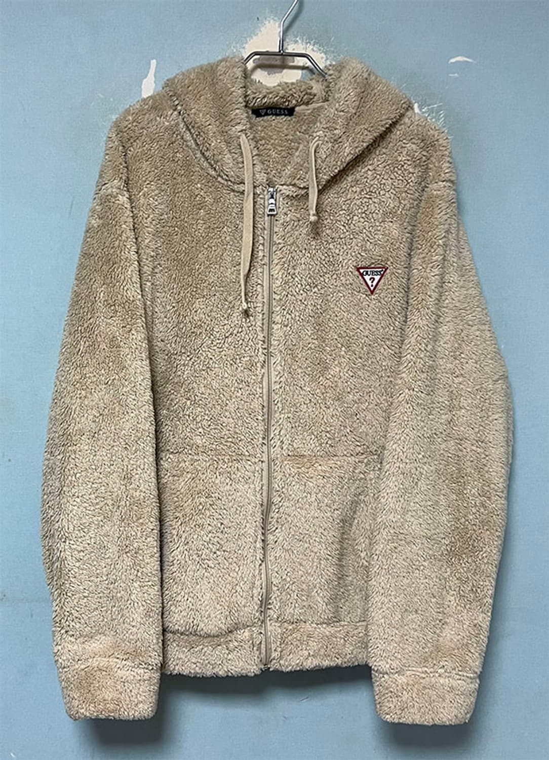 GUESS 게스 남자 후리스 후드점퍼 추동복 XL 105 상품이미지1