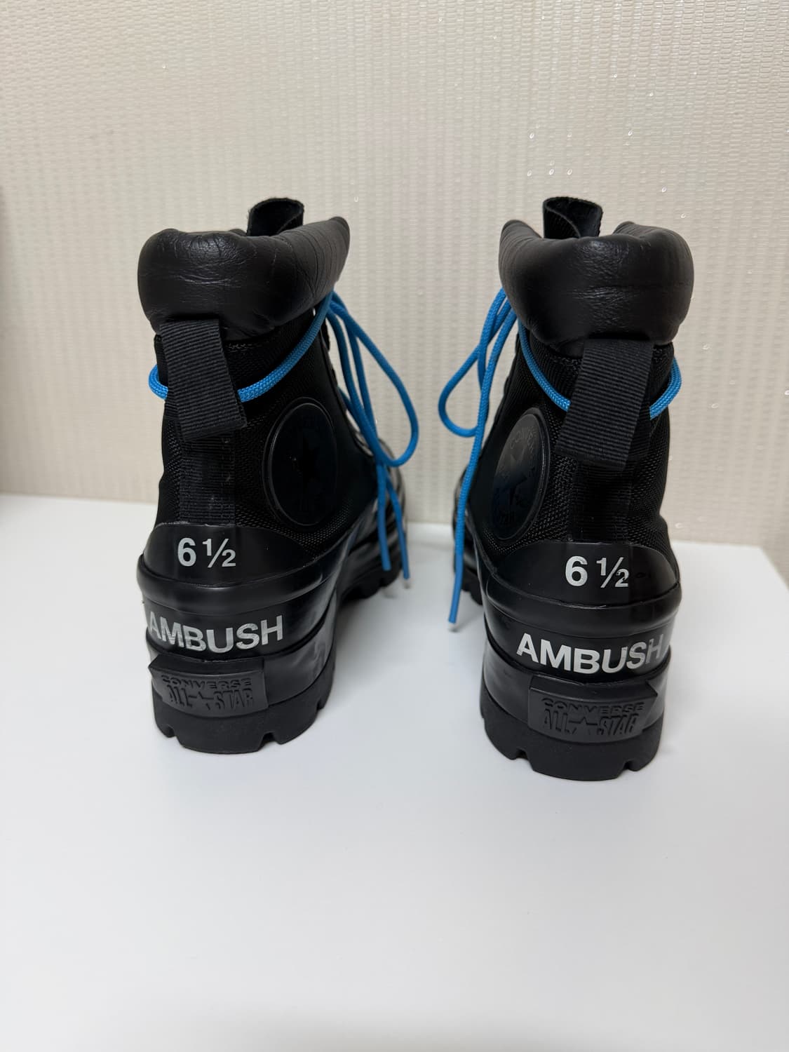 컨버스 X AMBUSH 콜라보 워커 부츠 블랙 250 상품이미지8