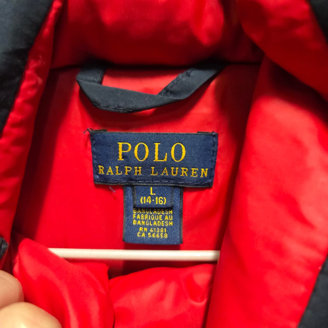 폴로랄프로렌 다운 후드 패딩  상품이미지7