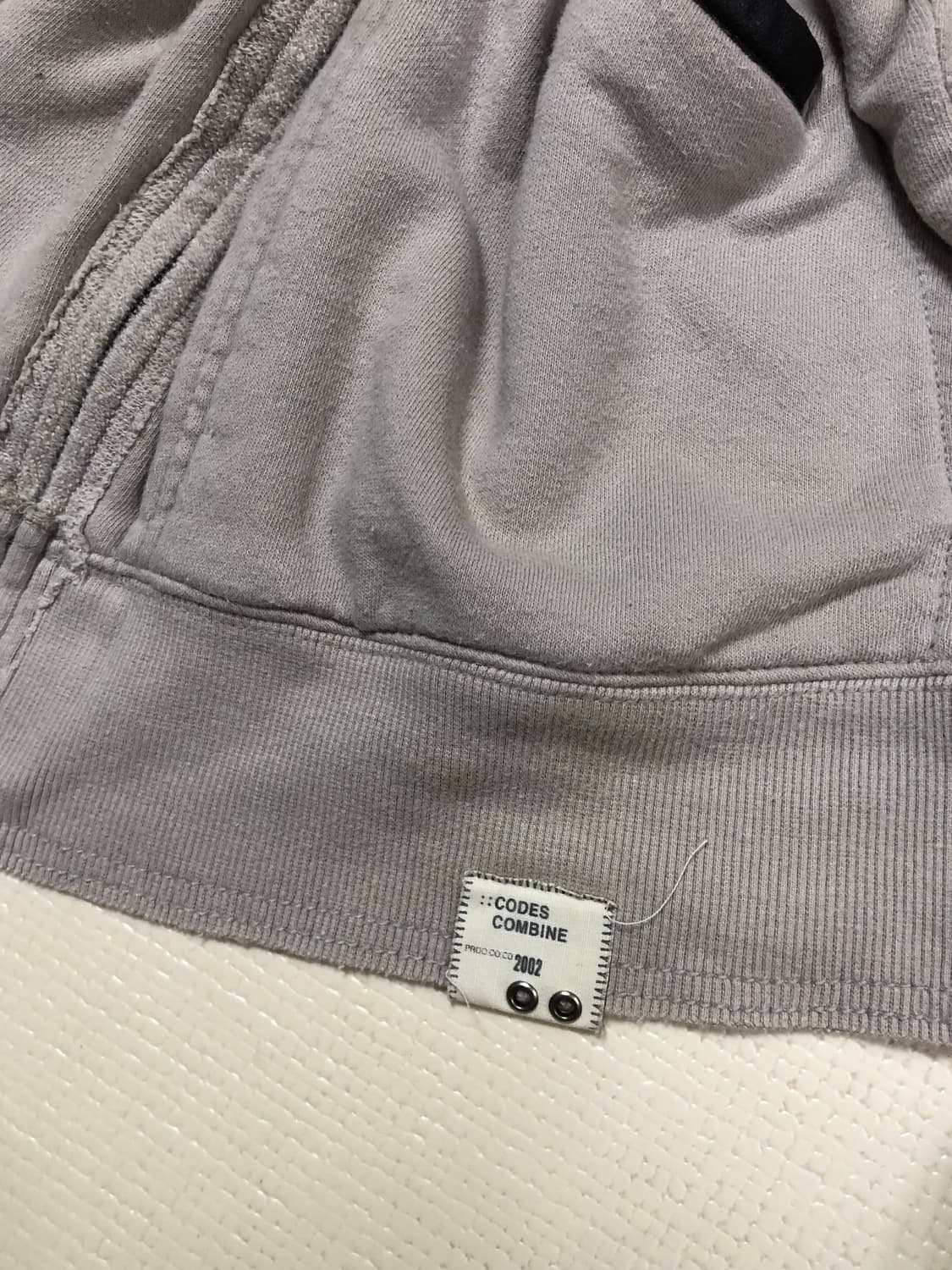 빈티지 코데즈컴바인 베이지 후드집업 상품이미지9